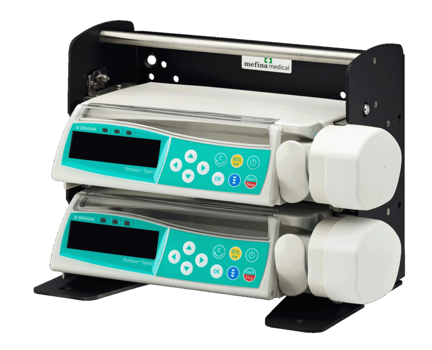 Braun-Space-Halterung-Mefina-Medical Detailaufnahme der Braun-Space-Halterung für die Volumentherapie
