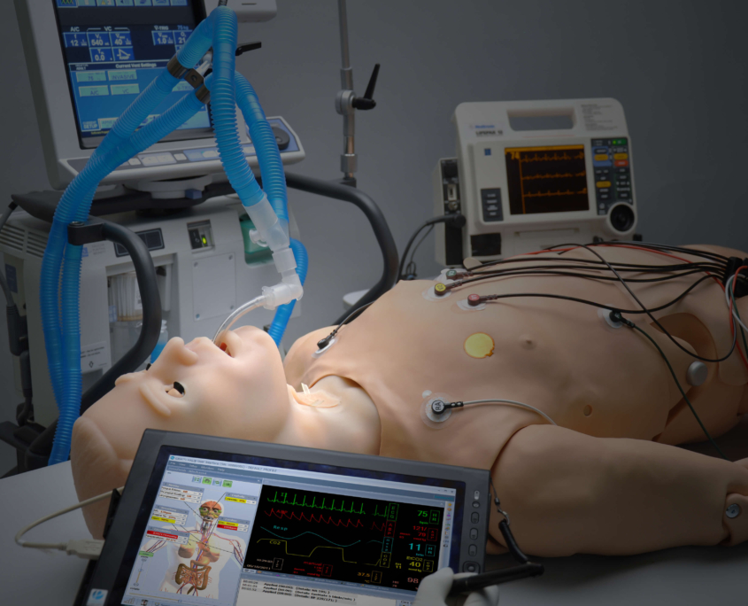 Gaumard-HAL-3201-intensiv-szenario-patientenmonitor Intensiv Szenario mit fortschrittlichem Mehrzweck-Patientensimulator von Gaumard