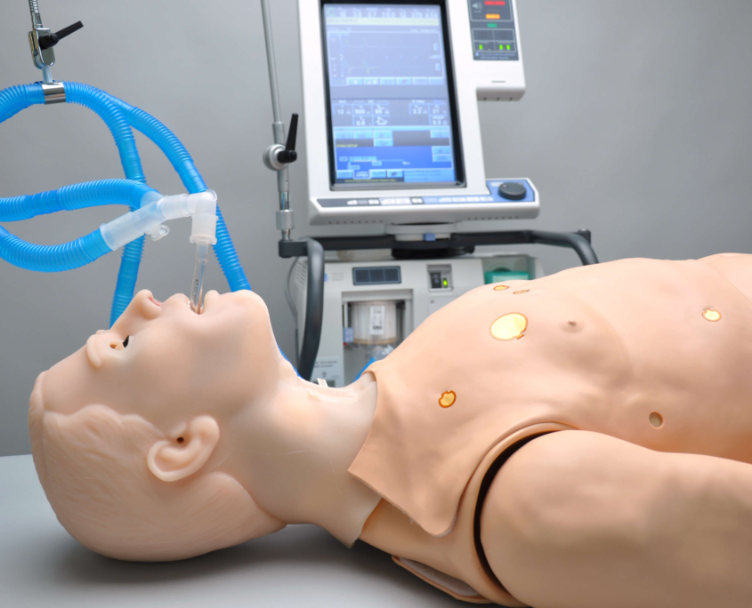 Gaumard-HAL-3201-intubiert-galerie Intubation des fortschrittlichen Mehrzweck-Patientensimulator Gaumard-Hal-3201
