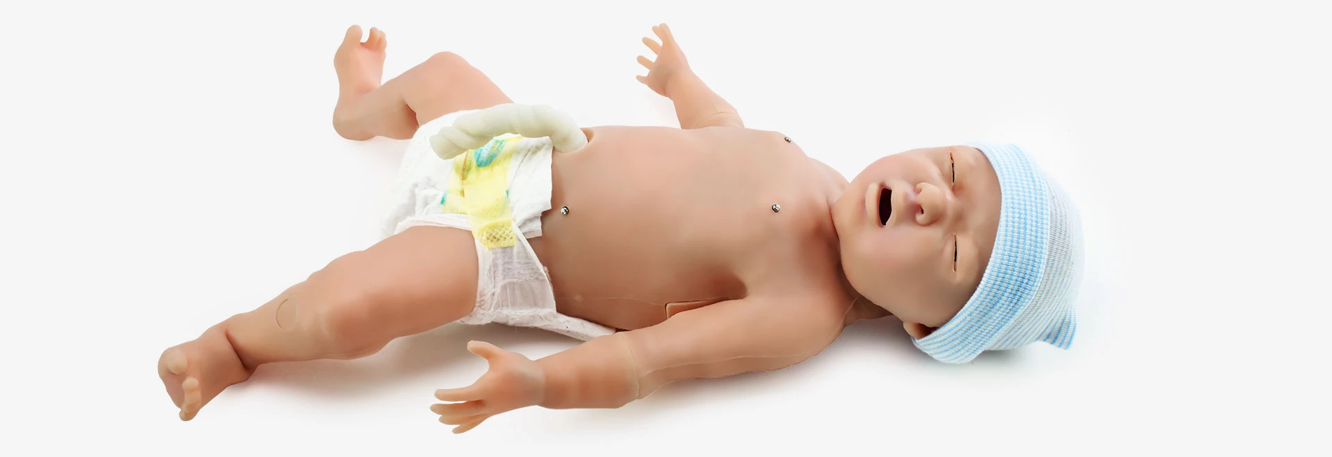 Gaumard-Super-Tory-S2220-uebersicht Nahaufnahme des Gaumard Super Tory S2220 mit Windel