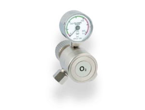 Gloor-Medical-Druckregler-von-Mefina-Medical-SWISS-Optio-Basic Druckregler von Gloor für die medizinische Sauerstoff-Dosierung