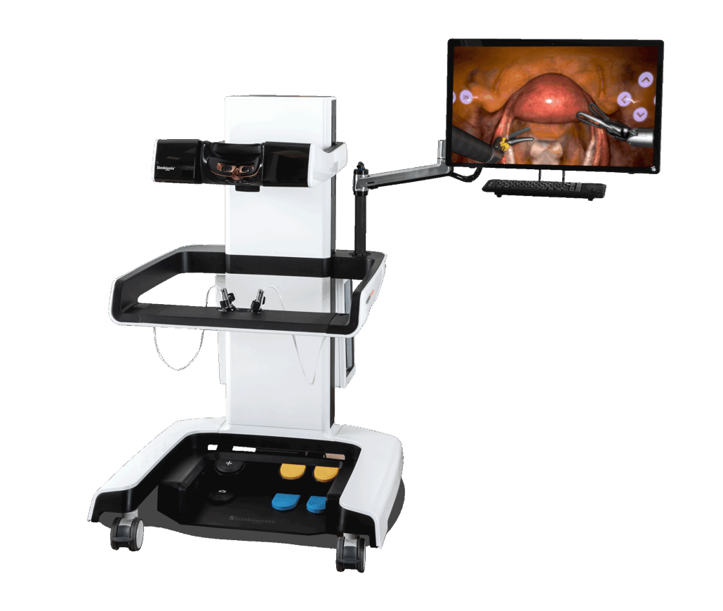 Ansicht des RobotiX Mentor High-Fidelity-Simulators von Surgical Science