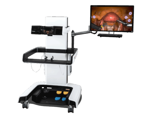 Ansicht des RobotiX Mentor High-Fidelity-Simulators von Surgical Science