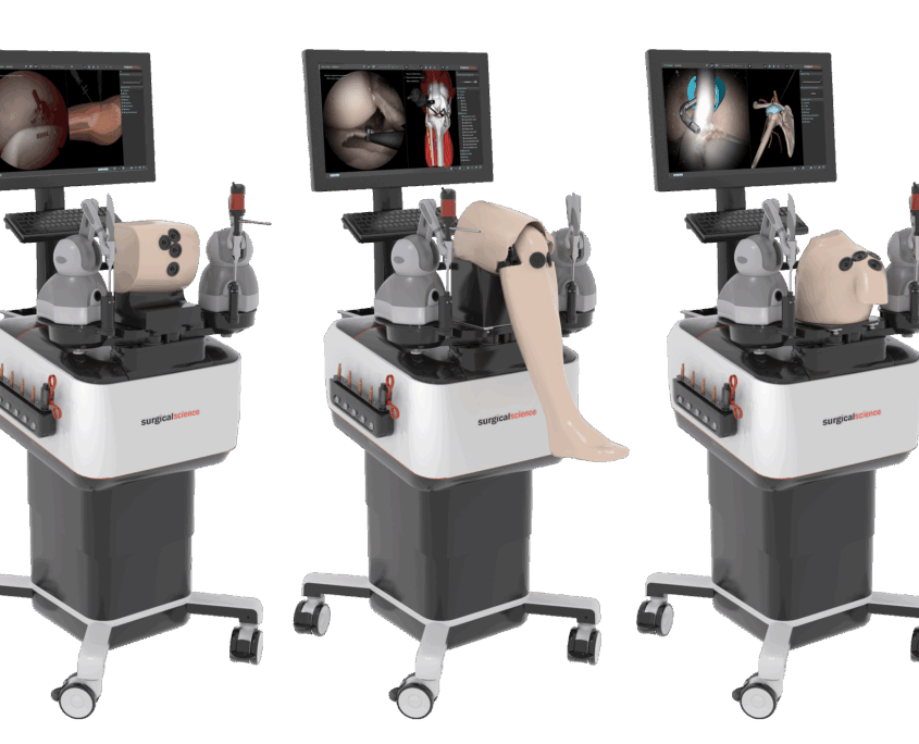 Detailaufnahme von drei Varianten des ARTHRO Mentor