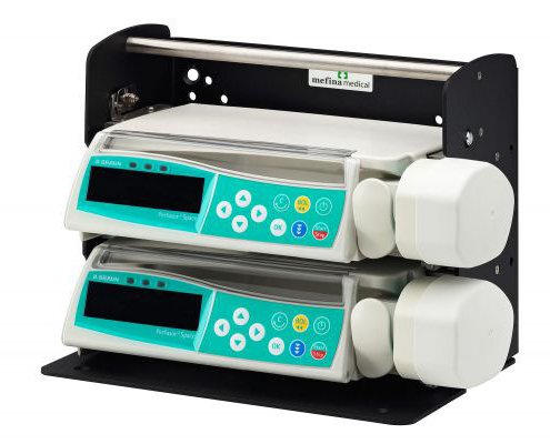 EMS Gerätehalterung für B.Braun EMS-Space-Gerätehalterung mit zwei Perfusoren