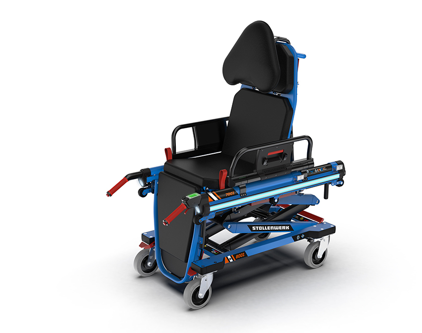 Stollenwerk_System_Stuhlposition Stuhlposition des CPS-Systems von Stollenwerk in Detailaufnahme