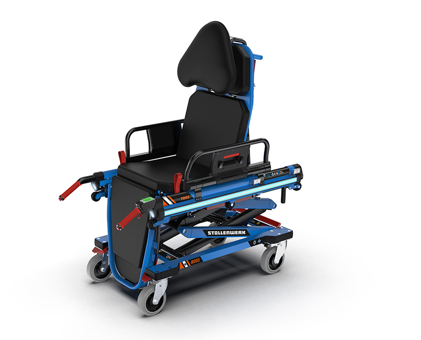 Stollenwerk_System_Stuhlposition Stuhlposition des CPS-Systems von Stollenwerk in Detailaufnahme