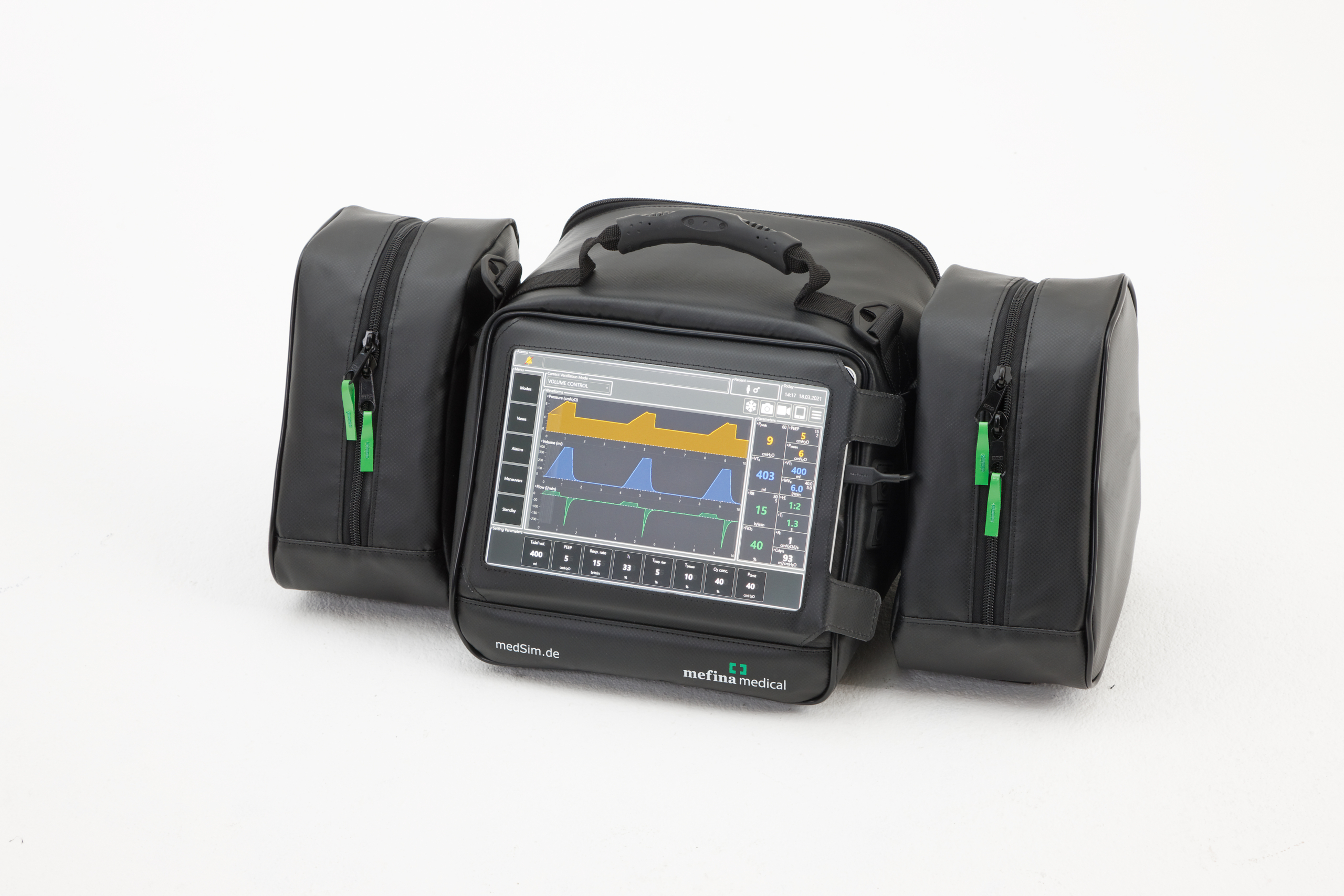 MobilSim von Mefina in schwarzer Tragetasche