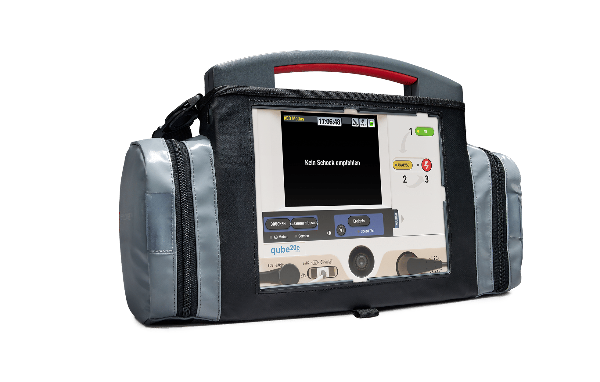 Detailansicht des Skillqube qube20e in Tragetasche