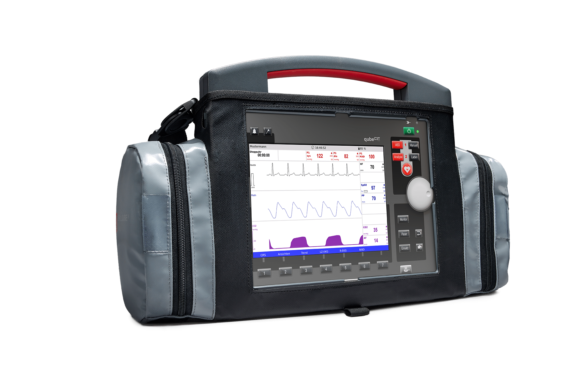 qubeC3T_L_Tasche_23_kleinere-Dateigroesse qubeC3T von Skillqube in kleiner Tragetasche mit zwei Seitenfächern