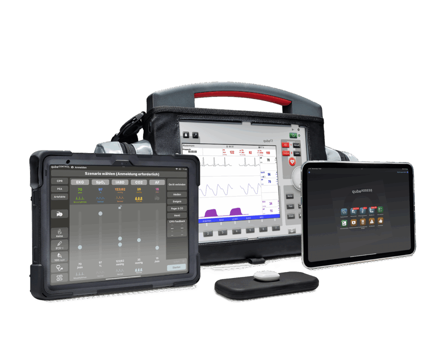 qubeC3_Trio_23_kleinere-Dateigroesse qubeC3 von Skillqube in drei Anzeigeversionen nebeneinander