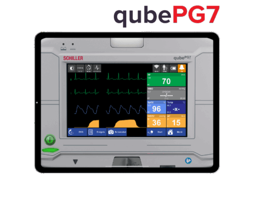 IPad Mockup des qubePG7 von Schiller