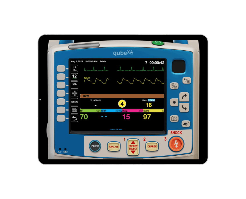 Detailansicht des qubeX Advanced von Skillqube auf einem Tablet aktiv im Einsatz