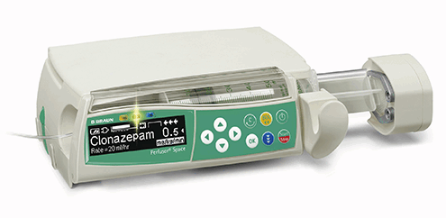 freigestellter Perfusor Space von B.braun