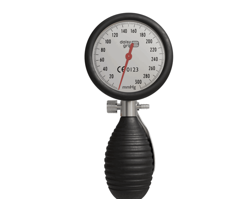 daisycuff Manometer Produktbild des Manometers vom Daisycuff